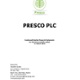 Presco Plc Condensed Interim Financial Statements for the Three months ended 31 March 2025
